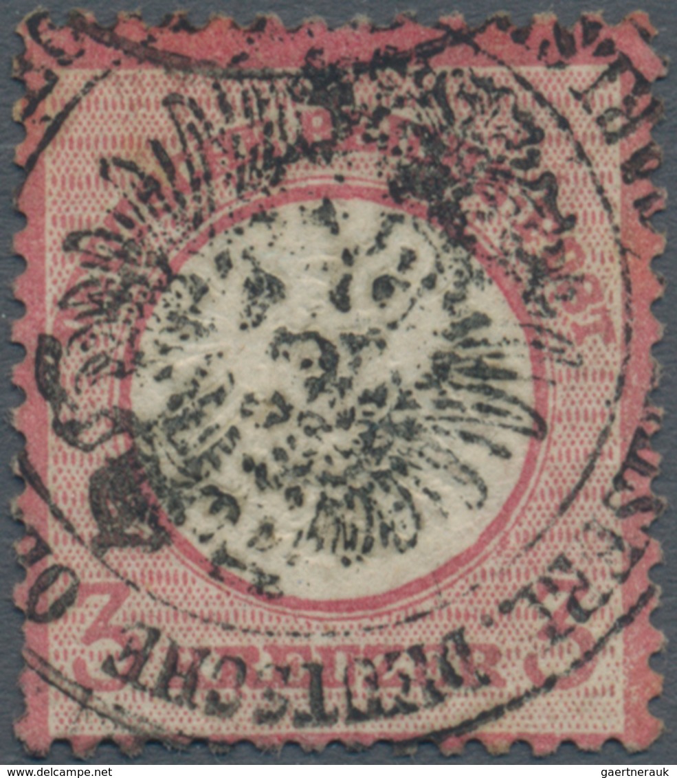 Deutsches Reich - Brustschild: 1872 POSTAMTS-DIENSTSIEGEL "KAISERL. DEUTSCHE OBER-POST DIRECTION CAR - Unused Stamps