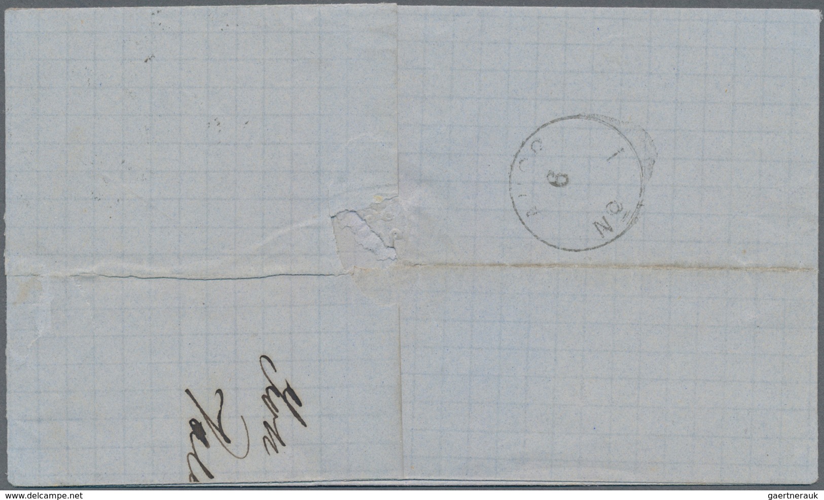 Deutsches Reich - Brustschild: 1872, 3 Kreuzer Karmin Großer Schild Als EF Entwertet Mit K1 "VALLEND - Ungebraucht
