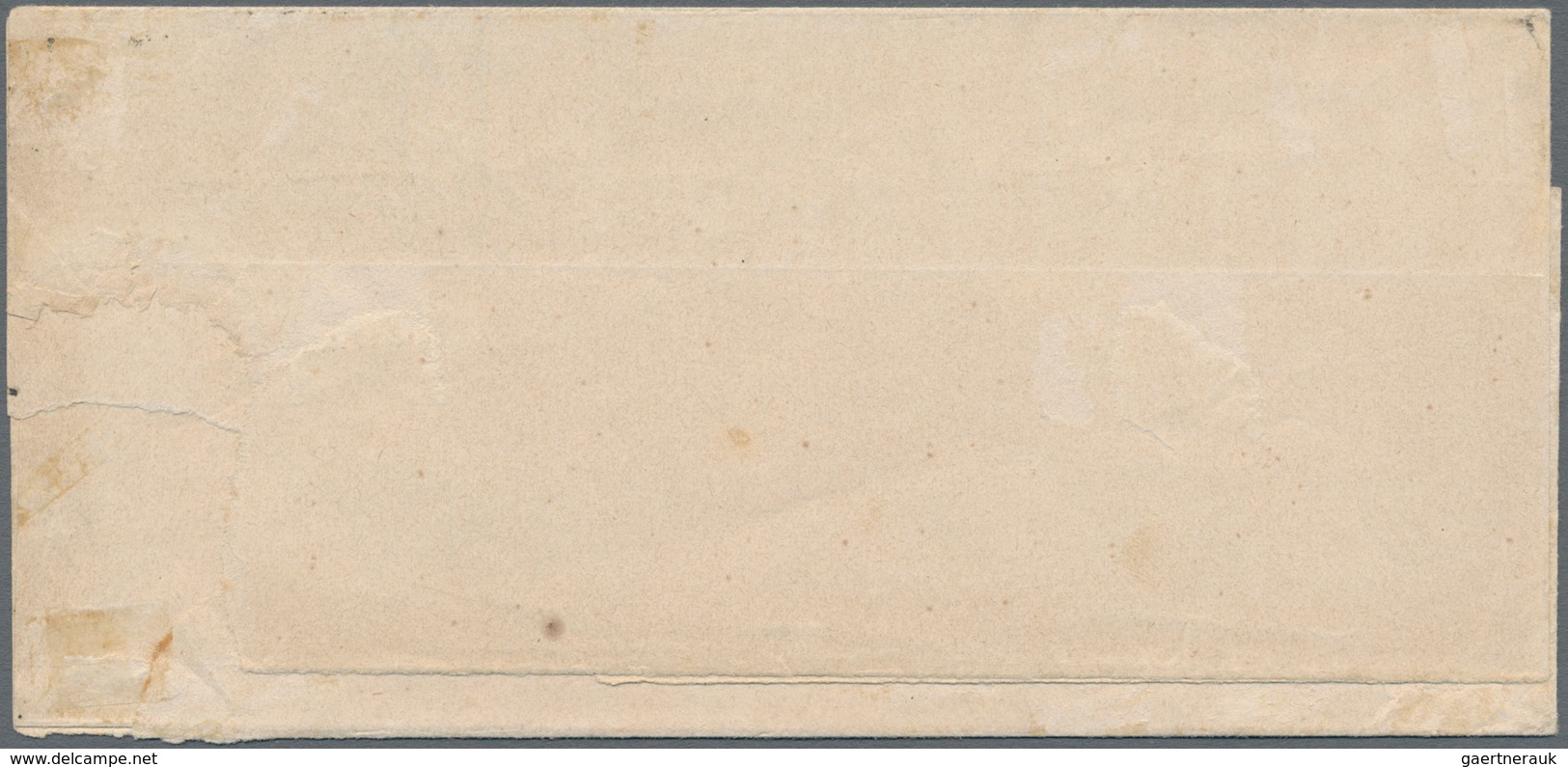 Deutsches Reich - Brustschild: 1872, Großer Schild 3 Kr. Karmin Mit DOPPELPRÄGUNG Auf Faltbrief Von - Unused Stamps