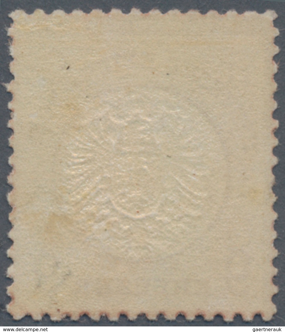 Deutsches Reich - Brustschild: 1872, Großer Schild 9 Kr. In Seltener B-Farbe Rotlilabraun, Ungebrauc - Unused Stamps