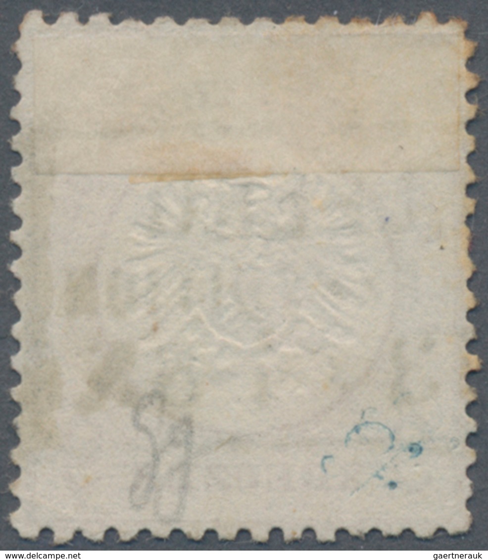 Deutsches Reich - Brustschild: 1872, Großer Schild 9 Kr. In C-Farbe Braun Mit Ra3 "HEIDELBERG ...73" - Unused Stamps