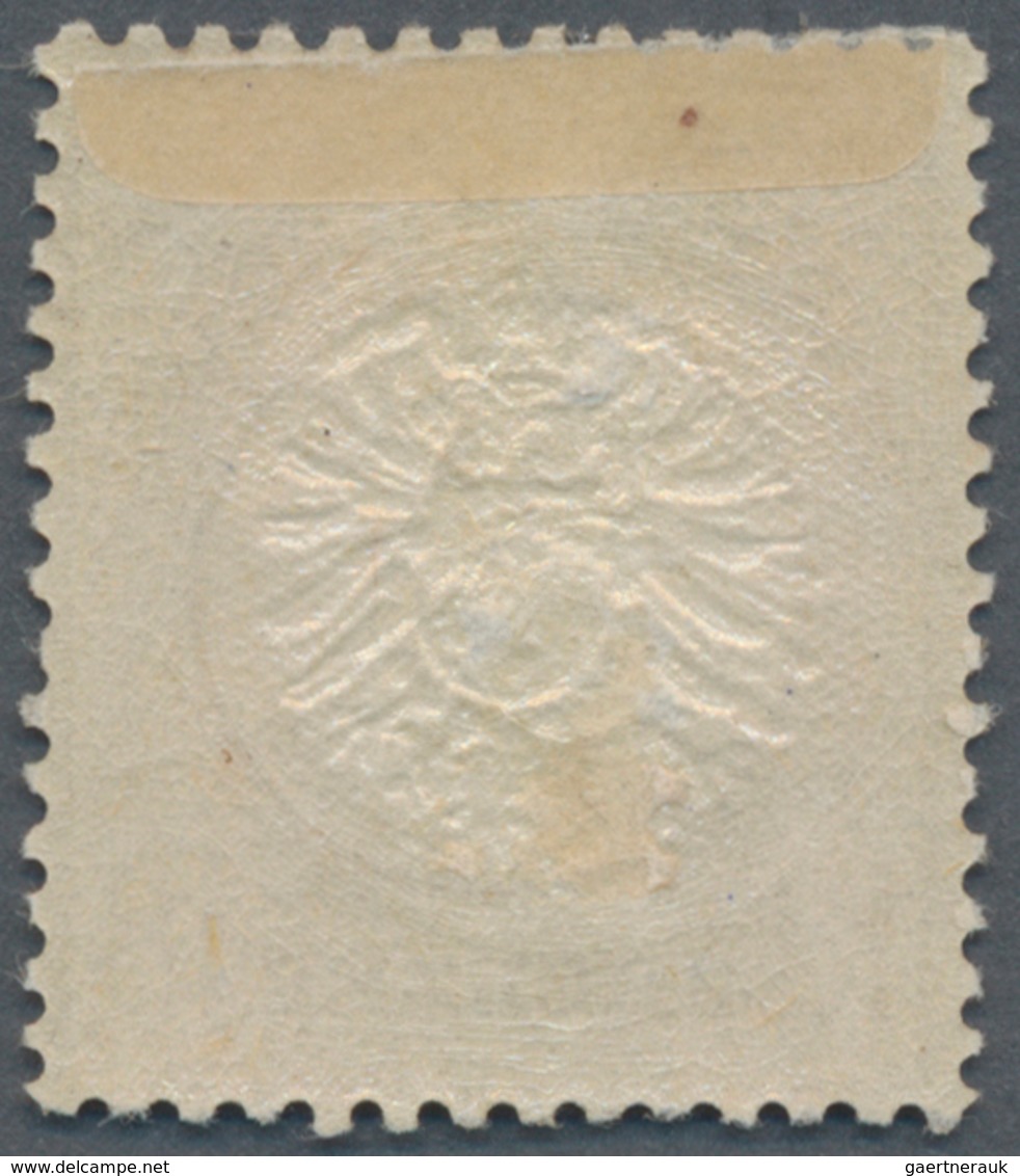 Deutsches Reich - Brustschild: 1872, Großer Schild 5 Gr. Graubraun Ungebraucht Mit Doppelprägung Des - Unused Stamps