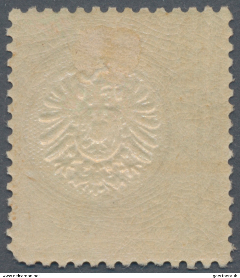 Deutsches Reich - Brustschild: 1872, Großer Schild 18 Kr. Ockerbraun Mit Starker Senkrechter Verzähn - Unused Stamps