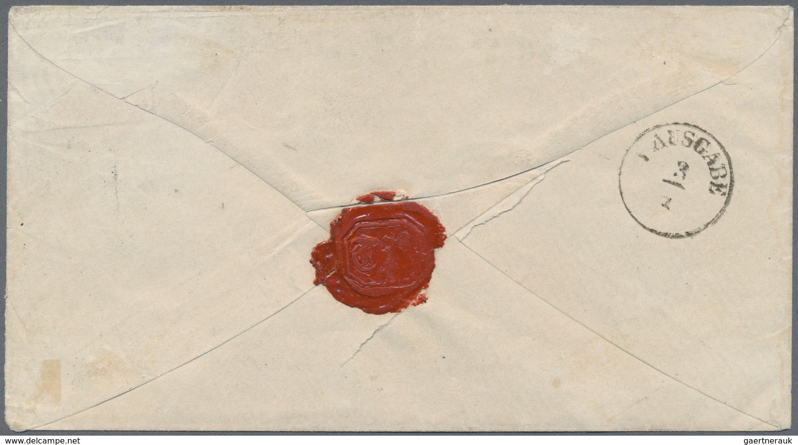 Deutsches Reich - Brustschild: 1872 GA-Ausschnitt 1 Gr. Auf Brief Vom ZWEITEN VERWENDUNGSTAG "MUTZSC - Unused Stamps