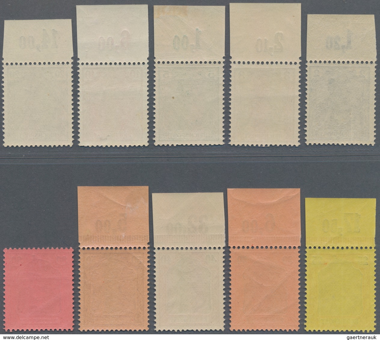Deutsches Reich - Germania: 1900, Germania Reichspost, 2 Pfg. Bis 80 Pfg., Kompletter Satz, Dabei 2 - Unused Stamps