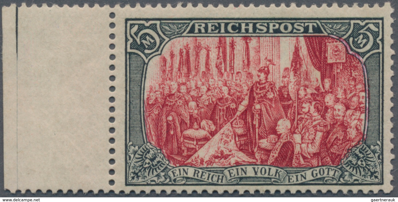 Deutsches Reich - Germania: 1902, Reichspost 5 Mark Zur Reichsgründungsgedenkfeier, Einwandfrei Post - Ongebruikt