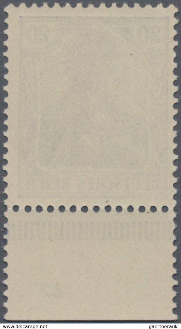 Deutsches Reich - Germania: 1902, Germania 20 Pf Lilaultramarin, Ohne Wasserzeichen, Postfrisches Ex - Unused Stamps