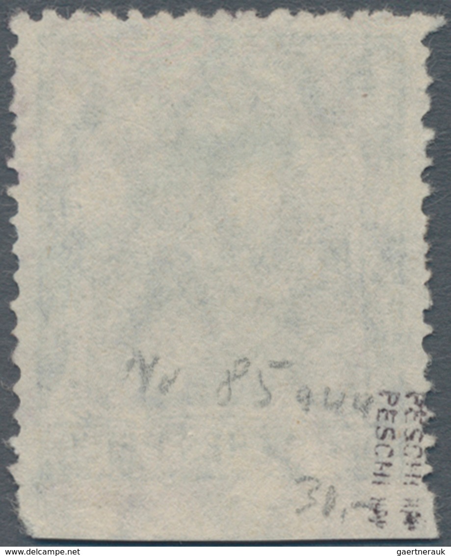Deutsches Reich - Germania: 1915, 5 Pf. Germania Mit Wz.1 Unten Ungezähnt In Gebrauchter Bedarfserha - Unused Stamps