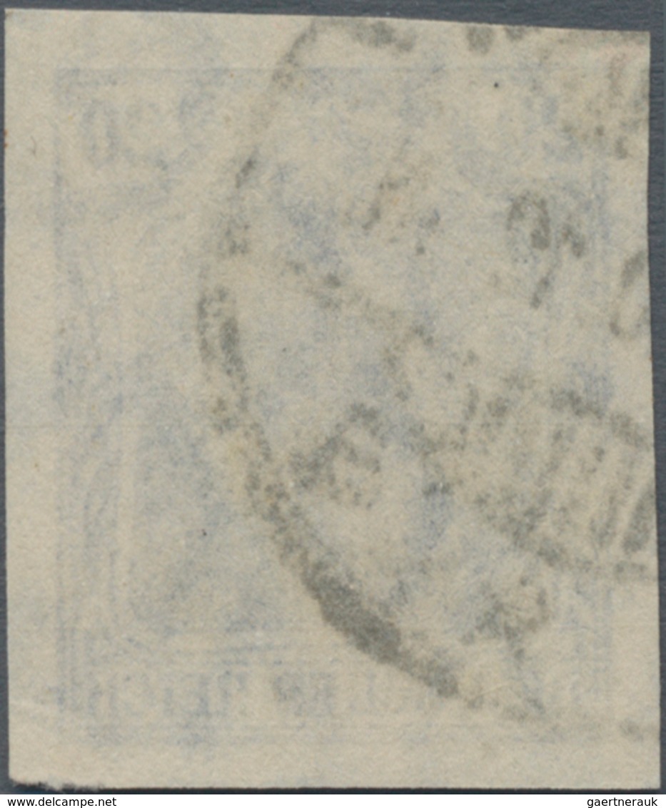 Deutsches Reich - Germania: 1915, 20 Pfg. Germania Dunkelviolettblau, Kriegsdruck, Farbfrisches UNGE - Ungebraucht