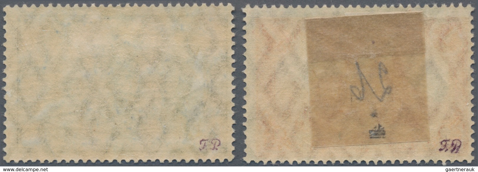 Deutsches Reich - Germania: 1916/18, 1 - 5 Mark "Kriegsdruck", Ungebrauchter Satz Mit Sauberem Erstf - Unused Stamps