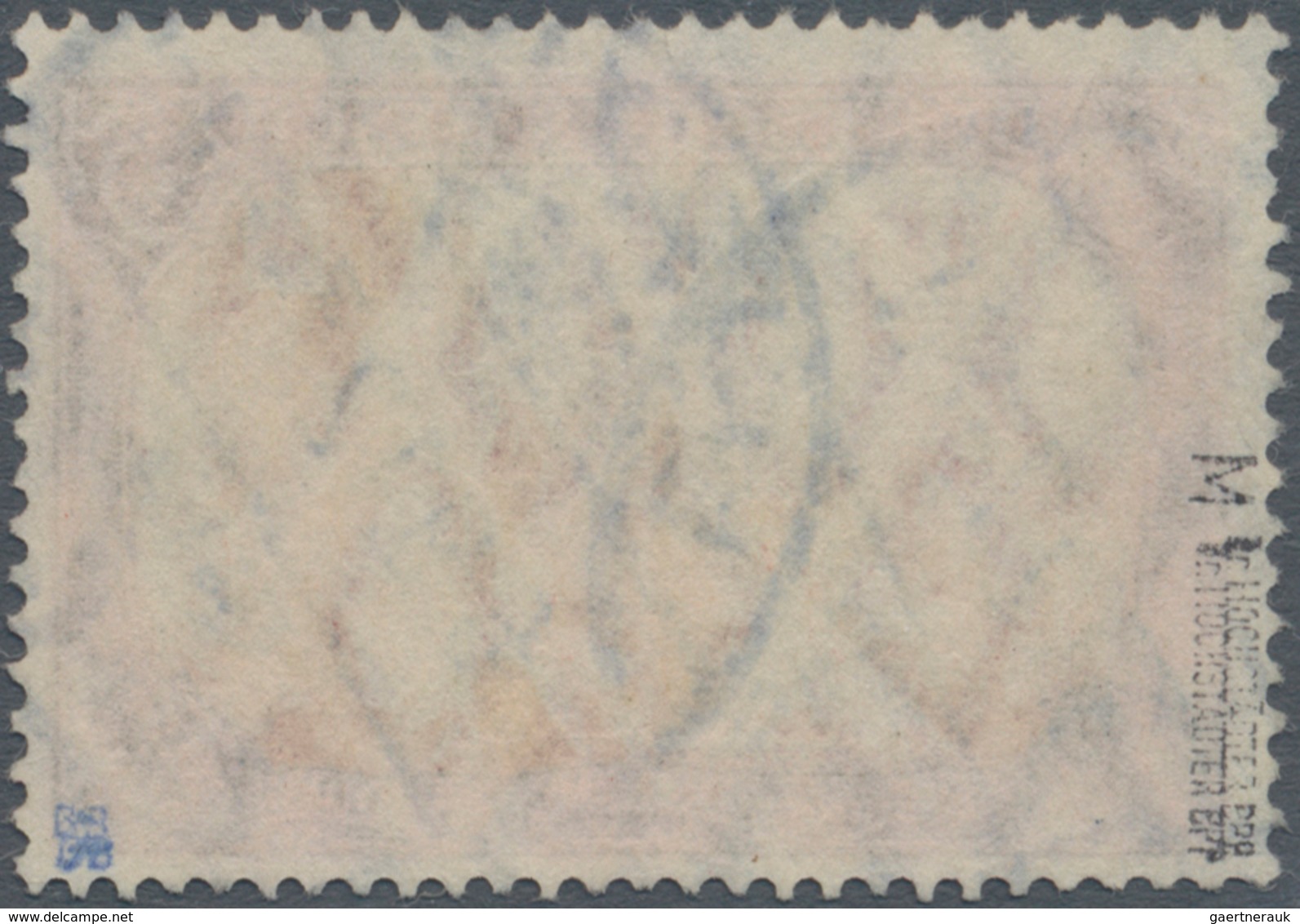 Deutsches Reich - Germania: 1905 5 RM Schwarz/dunkelkarmin, Sog. Ministerdruck, Sauber Entwertet Mit - Unused Stamps