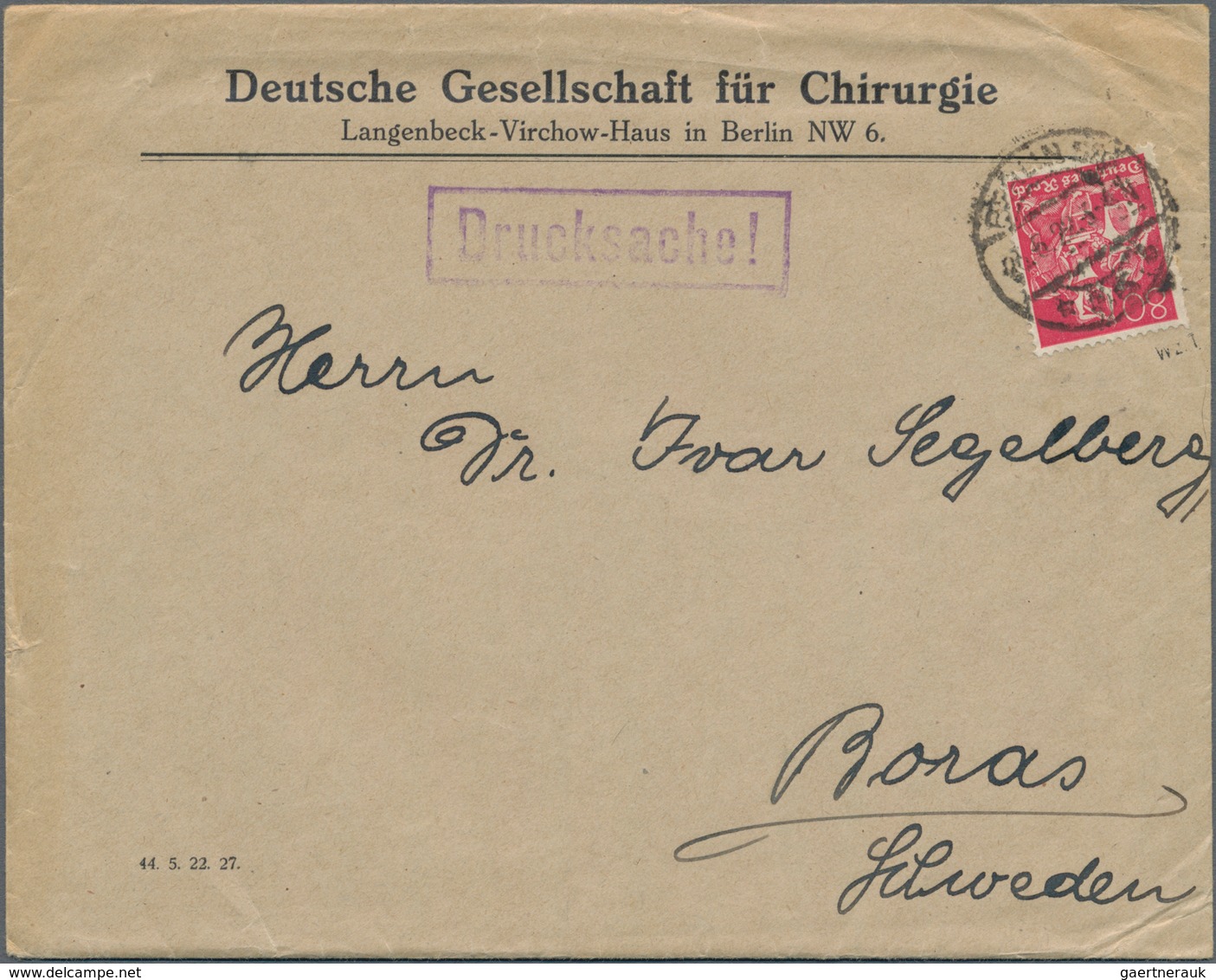 Deutsches Reich - Inflation: 1921/1922, Konvolut Mit 4 Besseren Einzel- U. Mehrfachfrankaturen: 80 P - Briefe U. Dokumente