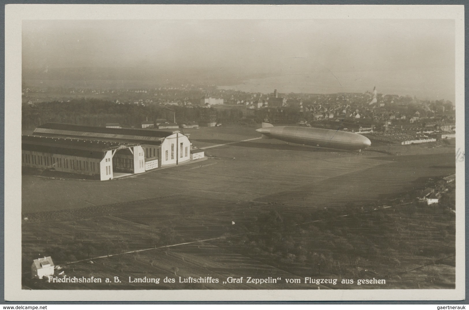 Deutsches Reich - Weimar: 1931, "1 RM Zeppelin" Auf Bordpost-AK Zur Fahrt Nach Nürnberg (Si. 107 Ab) - Other & Unclassified