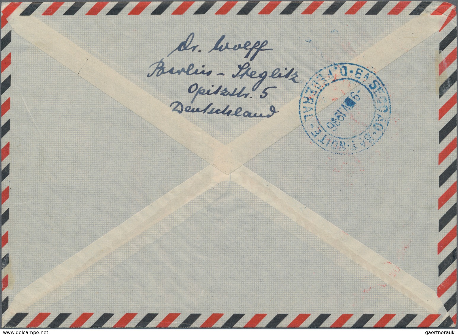 Deutsches Reich - 3. Reich: 1933 - 1934, 2 RM Chicago-Fahrt Und Zusatzfrankatur 3 Werte Flugpostmark - Brieven En Documenten