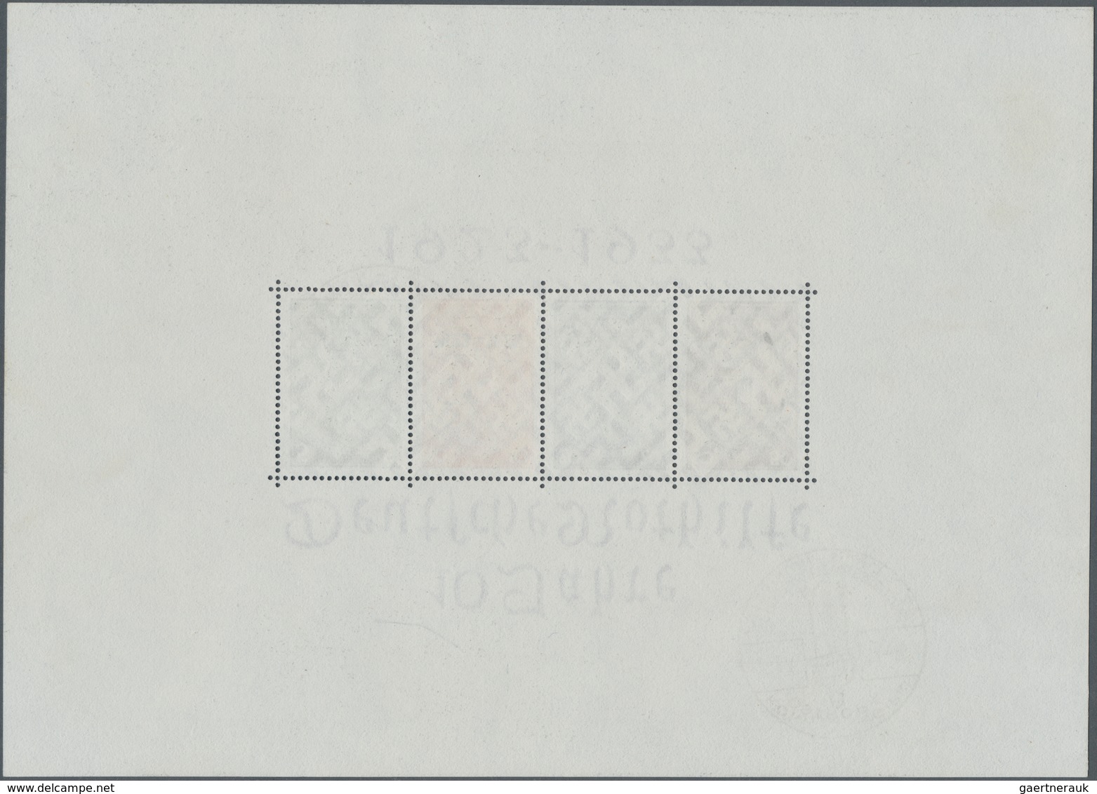 Deutsches Reich - 3. Reich: 1933, Blockausgabe "10 Jahre Deutsche Nothilfe", Sauber Gestempelt Mit D - Covers & Documents