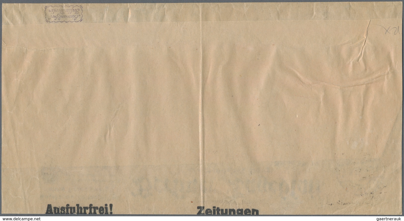 Deutsches Reich - Lokalausgaben 1918/23: BERLIN C 2: 1923, Gebührenzettel Im Großformat Ohne Namensz - Covers & Documents