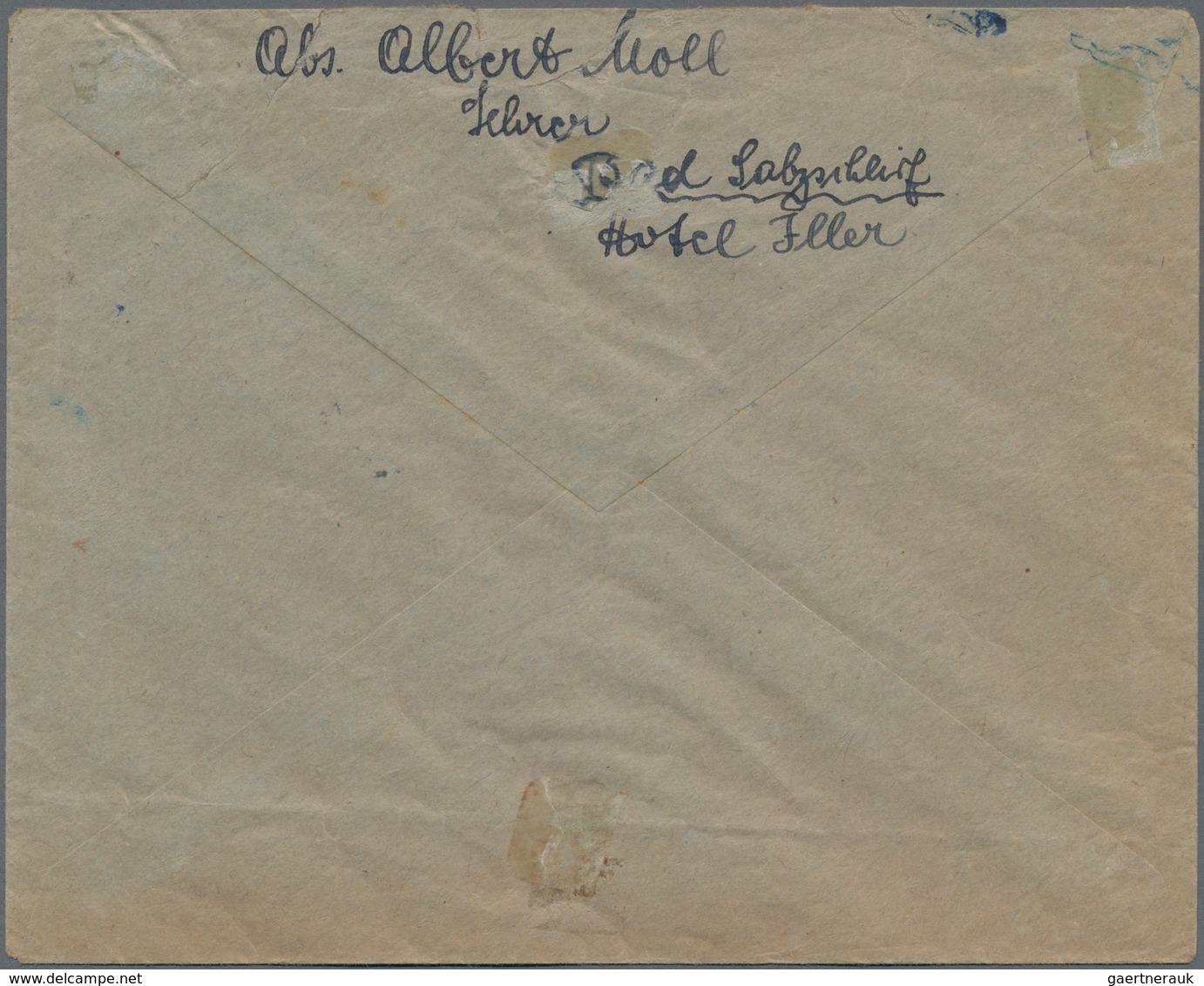 Deutsches Reich - Lokalausgaben 1918/23: KASSEL (OPD): 1923, Gebührenzettel In Type I Mit Nebengeset - Covers & Documents