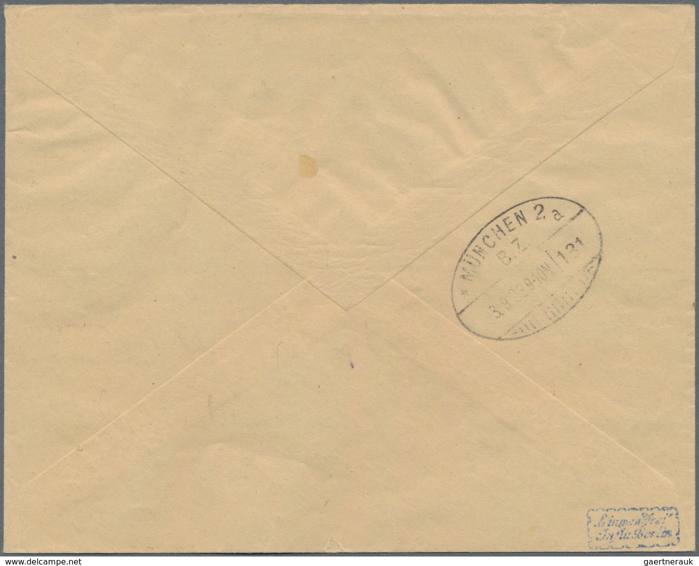 Deutsches Reich - Lokalausgaben 1918/23: SCHLIERSEE: 1923, Gebührenzettel 75000 Mark Auf Braunem Pap - Covers & Documents