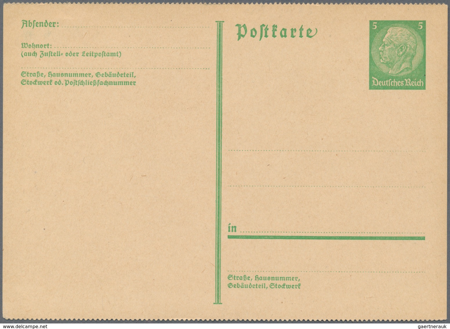 Deutsches Reich - Ganzsachen: 1933, Drei Ungebrauchte Ganzsachenpostkarte, Eine Gezähnte Karte Und E - Sonstige & Ohne Zuordnung