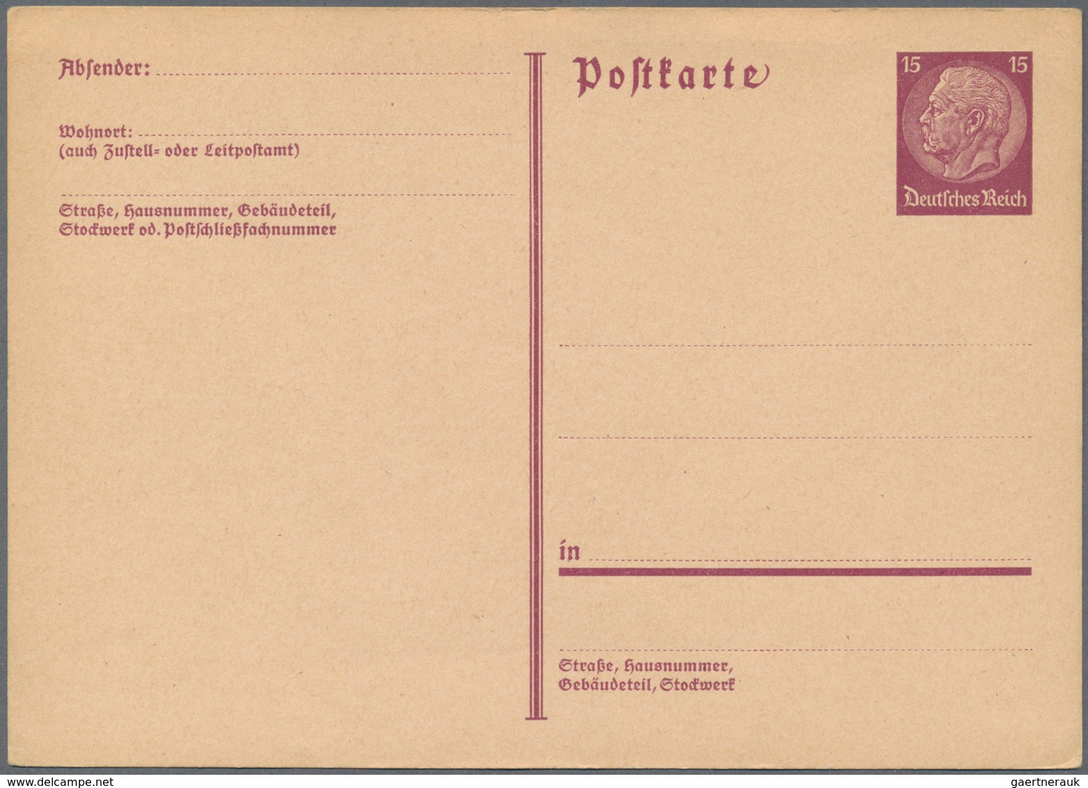 Deutsches Reich - Ganzsachen: 1933, Drei Ungebrauchte Ganzsachenpostkarte, Eine Gezähnte Karte Und E - Sonstige & Ohne Zuordnung