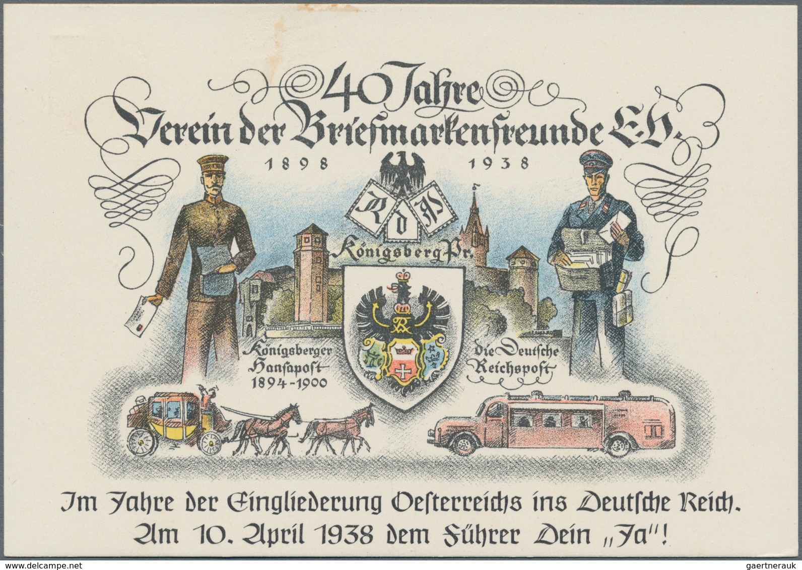 Deutsches Reich - Privatganzsachen: 1938, Ungebrauchte Private Ganzsachenpostkarte Wst. Hindenburg M - Other & Unclassified