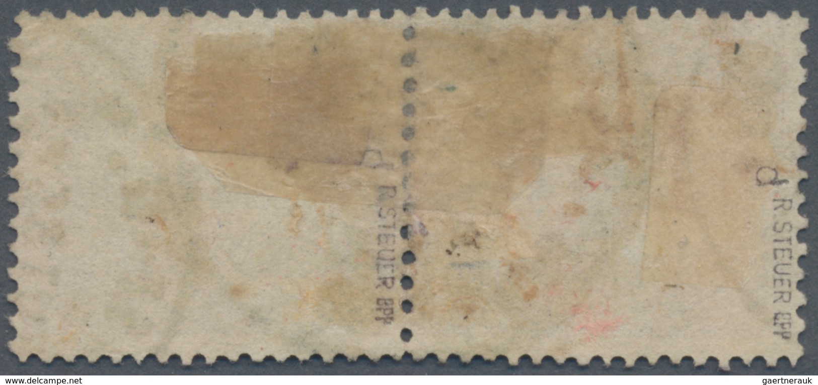 Deutsche Post In China - Vorläufer: 1886/1889, 2 Mark Lebhaftgraulila Im Waager. Paar Sauber Gestemp - China (offices)