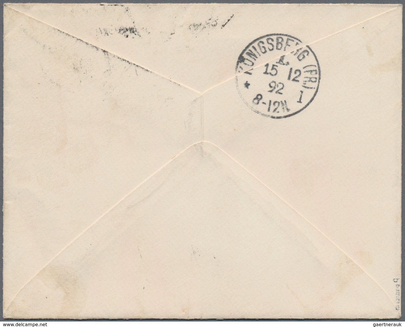 Deutsche Post In China - Vorläufer: 1892 (7.11.), 5 Pfg. Krone/Adler Mit Stempel "KAISERLICH DEUTSCH - China (offices)