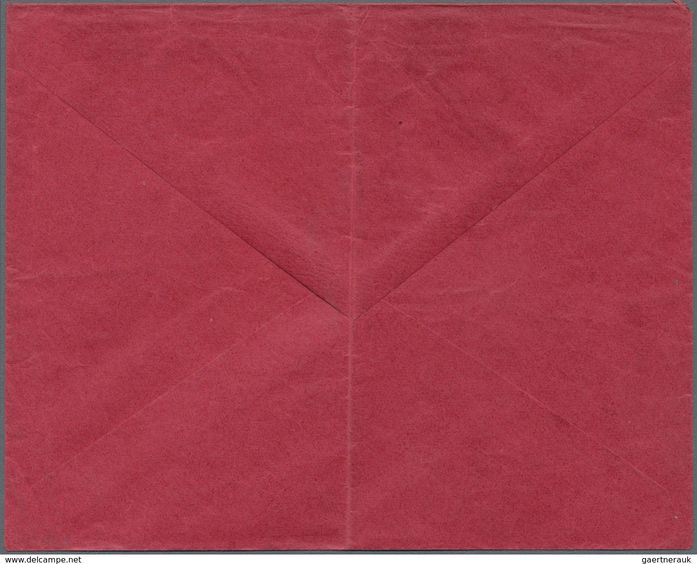 Deutsche Post In China: 1905: 2 C. Überdruckmarke EF Am 26.2.1905 Auf Rotem Vordruckbrief "Telegramm - China (kantoren)