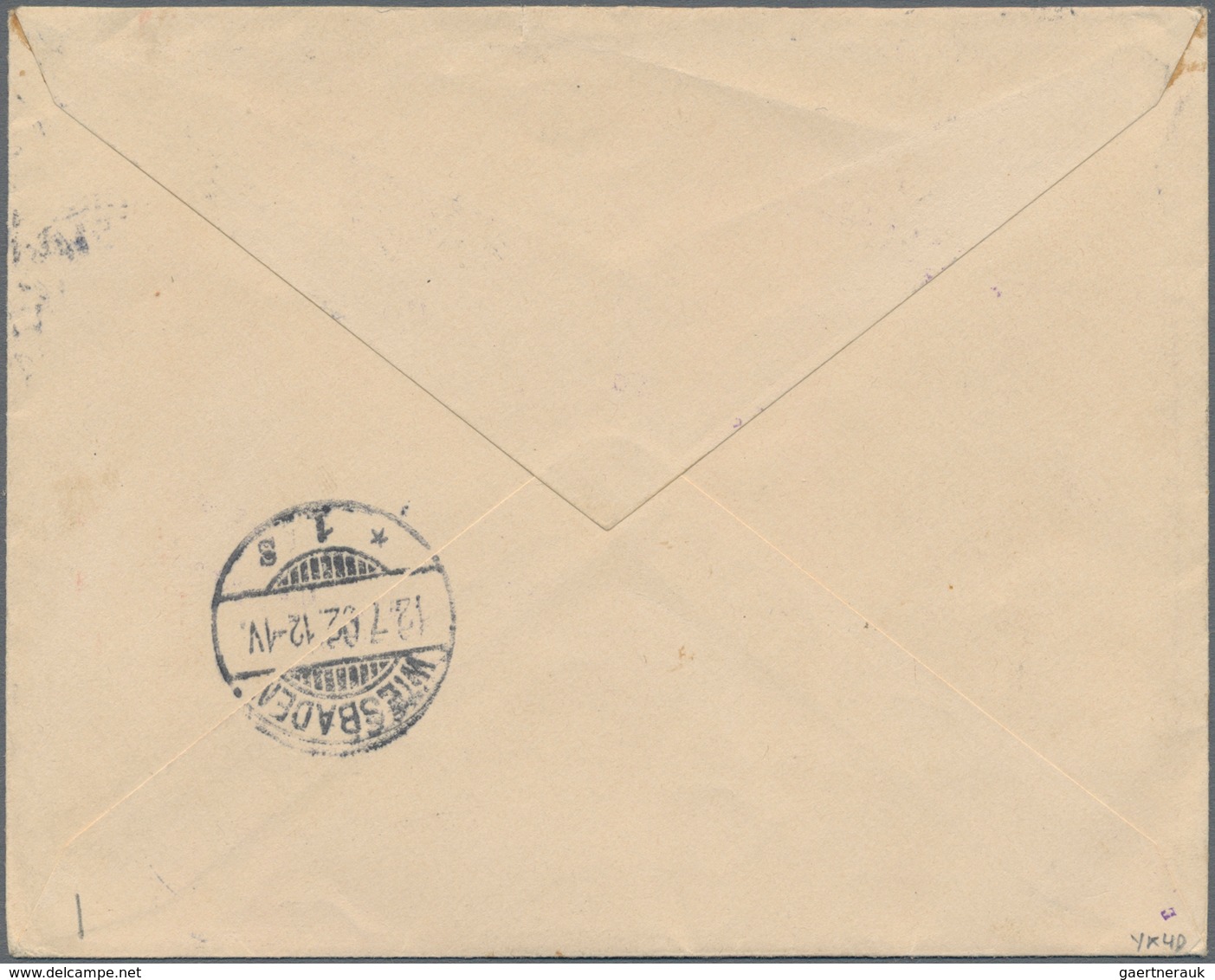 Deutsche Post In China - Stempel: 1902 (31.5.), "TSINGTAU-KAUMI BAHNPOST ZUG 2" Mit Nebenstempel "NA - Deutsche Post In China