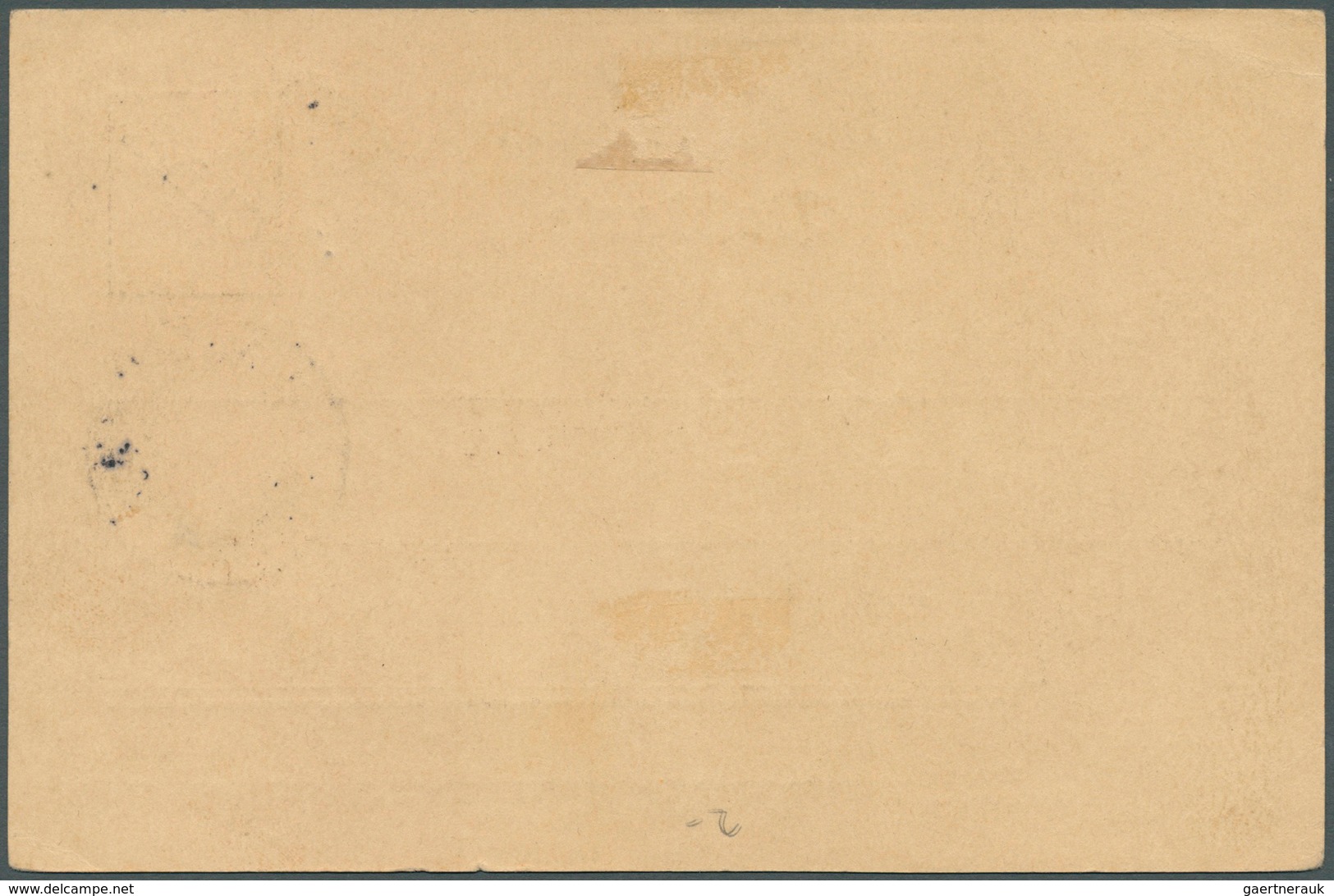 Deutsche Post In China - Stempel: 1902, 5 Pf Ganzsachenkarte, Entwertet Mit Bahnpoststempel "TSINGTA - China (offices)