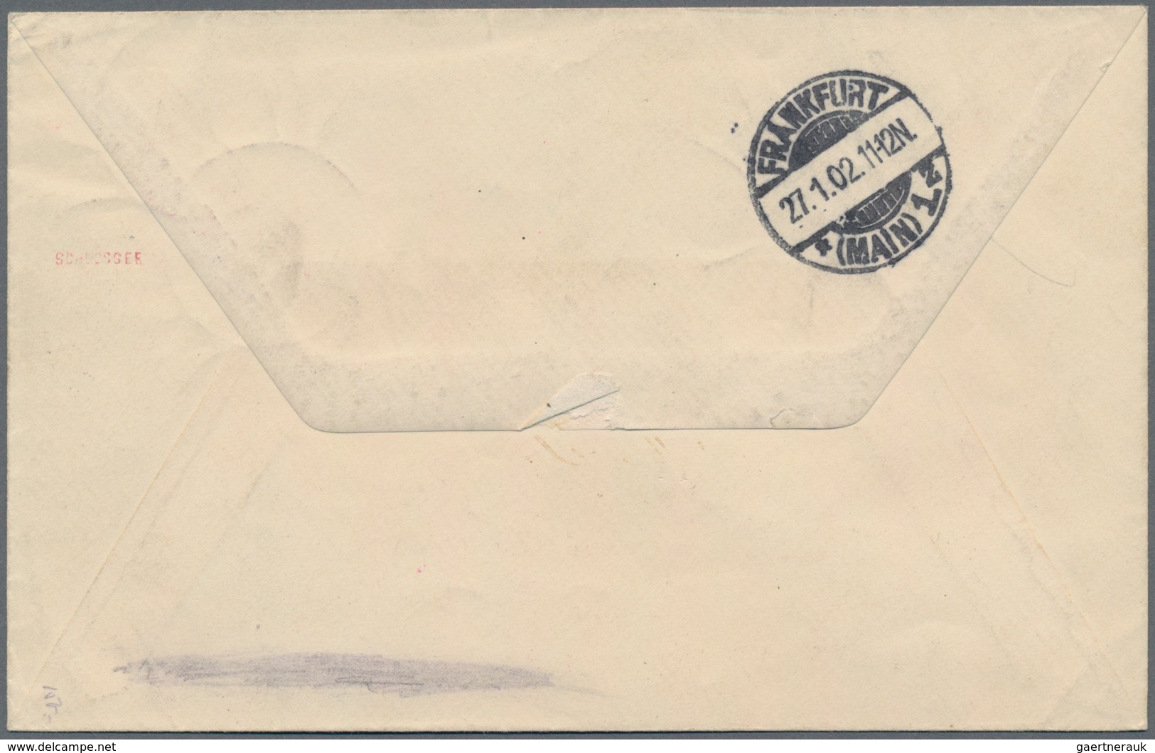 Deutsche Post In Marokko: 1900, 3 Pes. 75 Cts. A. 3 Mk. Reichspost Aufdruck Ty. I Auf Urmarke In Ty. - Morocco (offices)