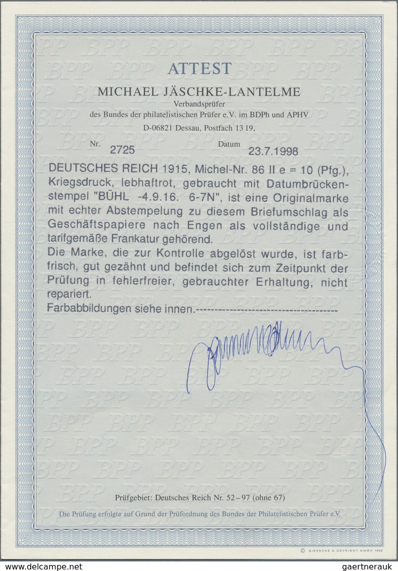 Deutsche Post In Der Türkei: 1902, 15 Piaster Auf 3 Mark Violettschwarz, UNVERAUSGABTER Wert Mit Auf - Deutsche Post In Der Türkei