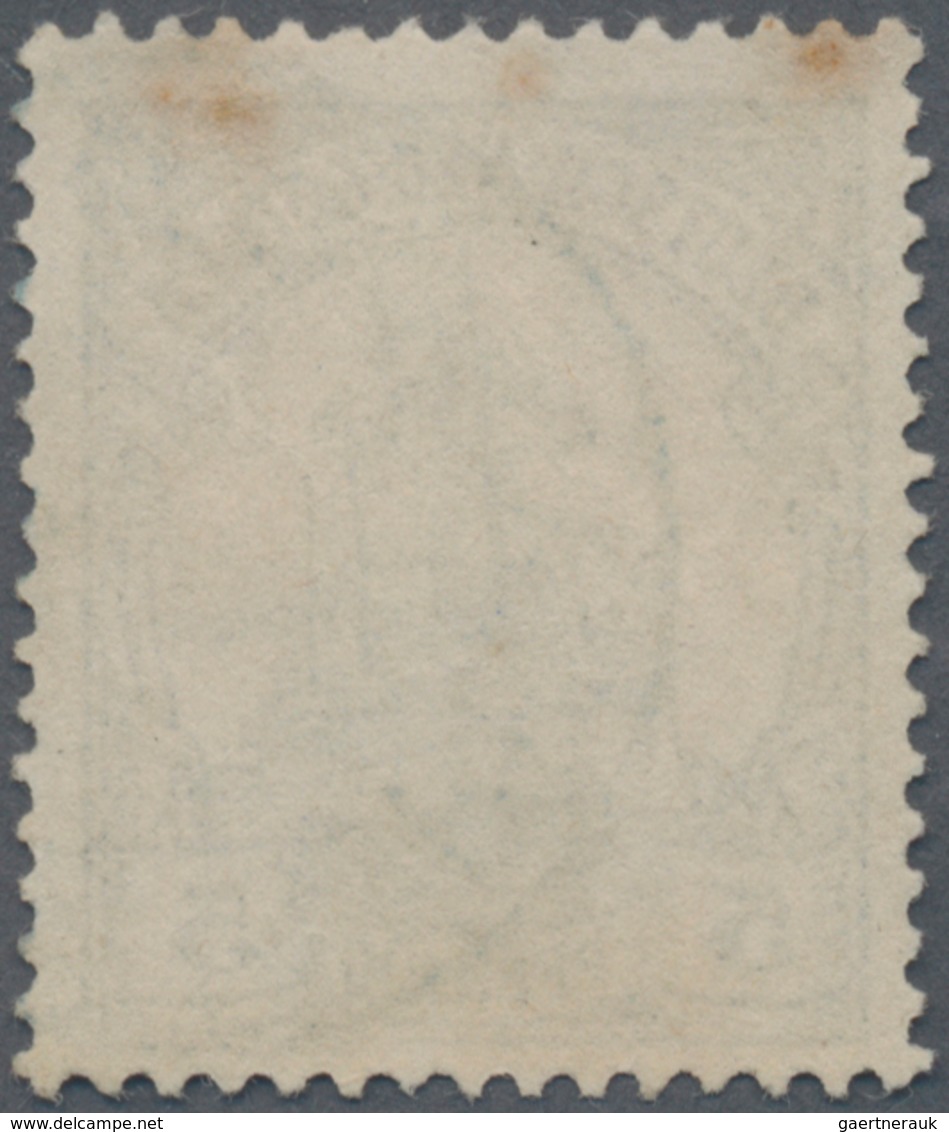 Deutsch-Neuguinea - Britische Besetzung: 1914/1915, 1d. Auf 5 Pfg. Grün, Enger Aufdruck, Mit Abart " - German New Guinea