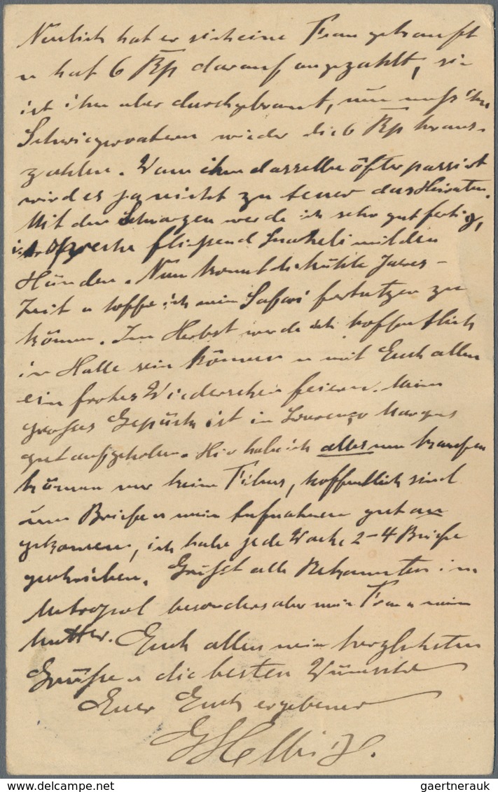 Deutsch-Ostafrika - Besonderheiten: 1915 (26.4.), Schwarzer Gummistmpel (Einzeiler) "Zensur Passiert - German East Africa