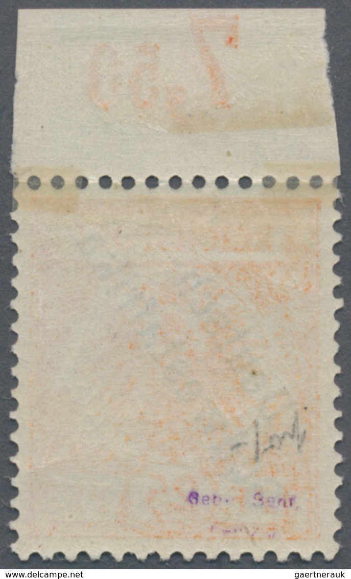 Deutsch-Südwestafrika: 1899, 25 Pfg. Dkl'orange Mit Aufdruck "Deutsch-Südwestafrika", Ungebrauchtes - German South West Africa