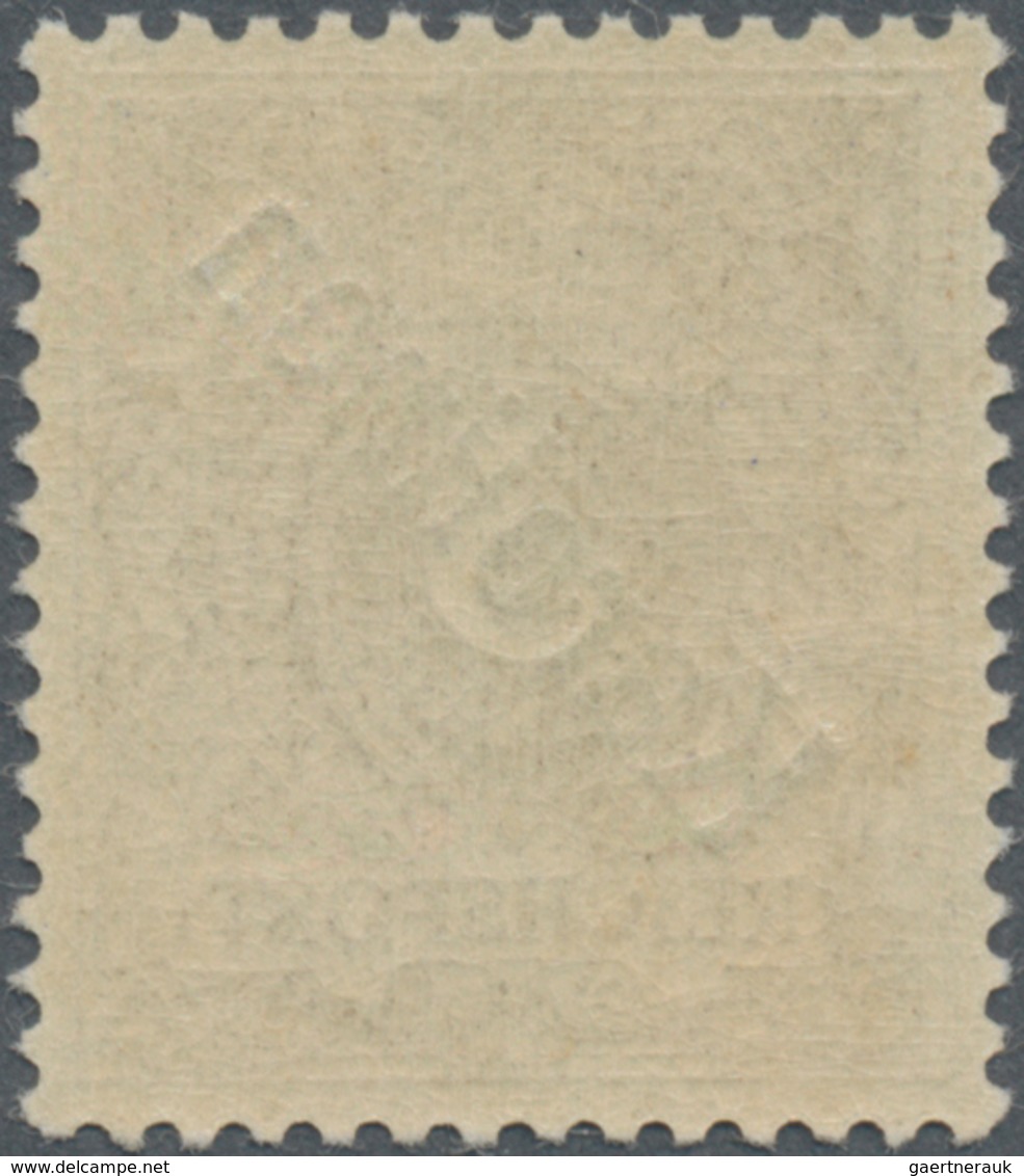 Deutsche Kolonien - Karolinen: 1899, 3 Pf. Krone/Adler, Lebhaftorangebraun, Diagonaler Aufdruck, Mit - Caroline Islands