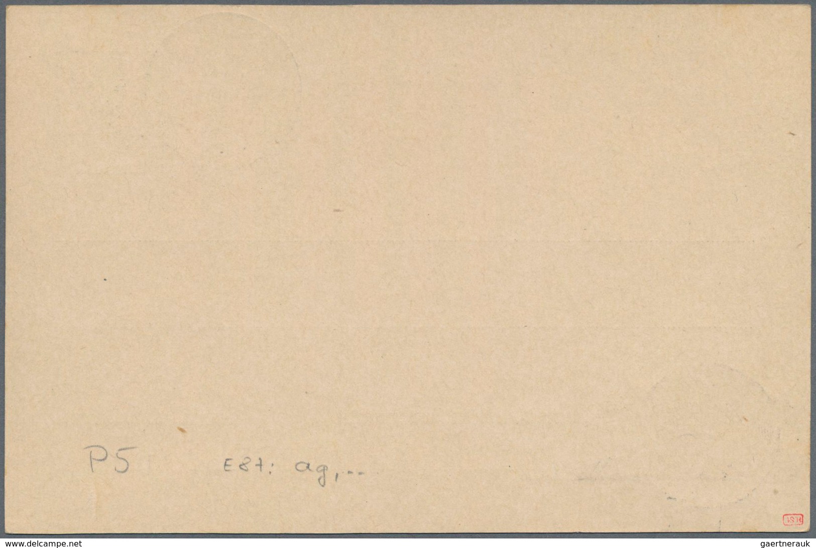 Deutsche Kolonien - Marianen - Ganzsachen: 1901, Gebrauchte Ganzsachenpostkarte Wst. Krone 5 Pfennig - Mariana Islands