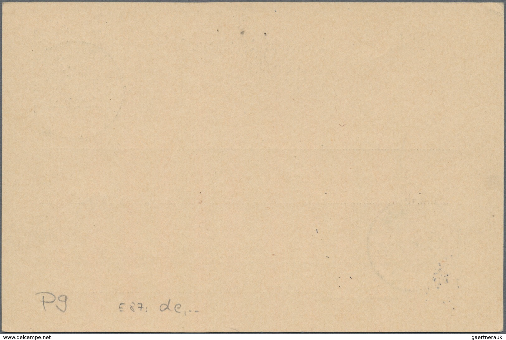 Deutsche Kolonien - Marshall-Inseln - Ganzsachen: 1900, Gebrauchte Ganzsachenpostkarte Mit Schwarzem - Marshall-Inseln
