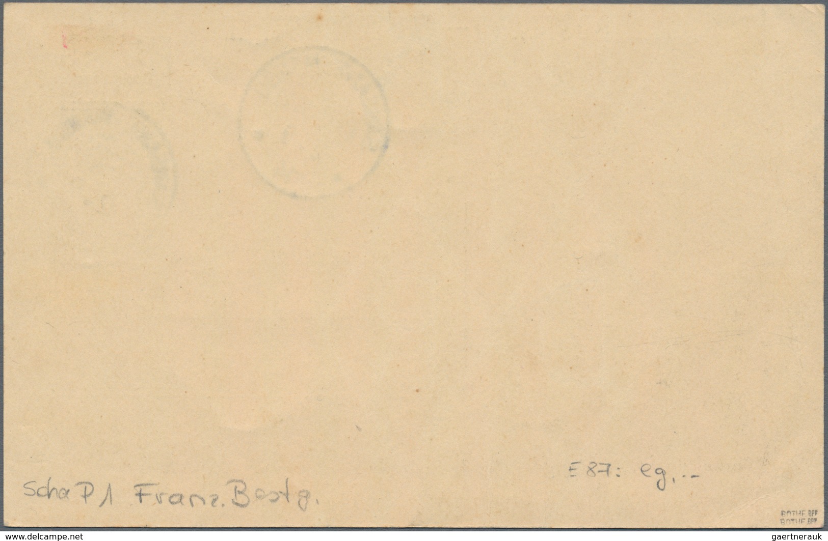 Deutsche Kolonien - Togo - Ganzsachen: 1914, Porto- Und Bedarfsgerecht Verwendete Ganzsachenpostkart - Togo