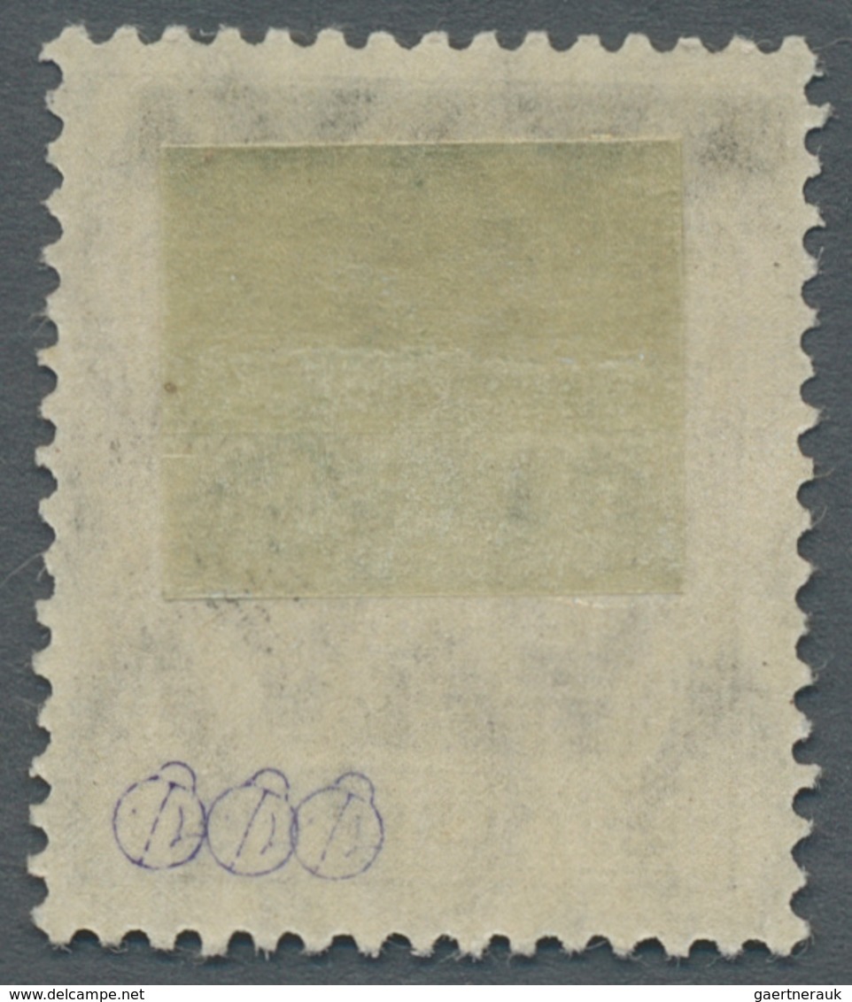 Deutsche Abstimmungsgebiete: Saargebiet: 1920, "2 ½ Pfg. Germania/Sarre Mit Kopfstehendem Aufdruck M - Brieven En Documenten