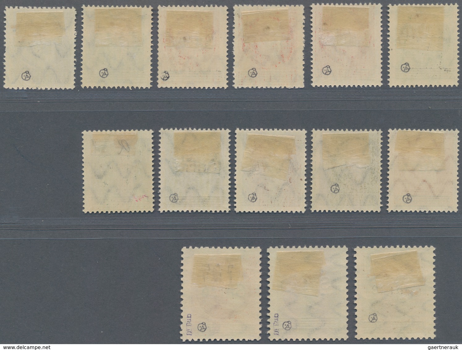 Deutsche Abstimmungsgebiete: Saargebiet: 1920, 5 Pfg. Bis 10 M. Ludwig III Mit Sarre-Aufdruck, Kompl - Covers & Documents