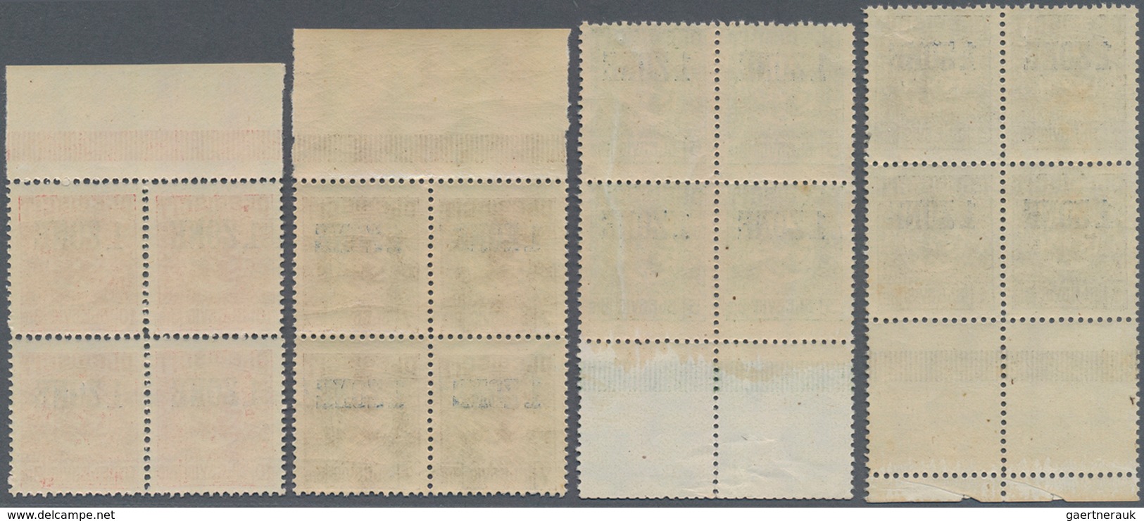 Deutsche Abstimmungsgebiete: Schleswig: 1920, Aufdruck "1. ZONE", 1 Ö. bis 10 Kr., komplette Serie v