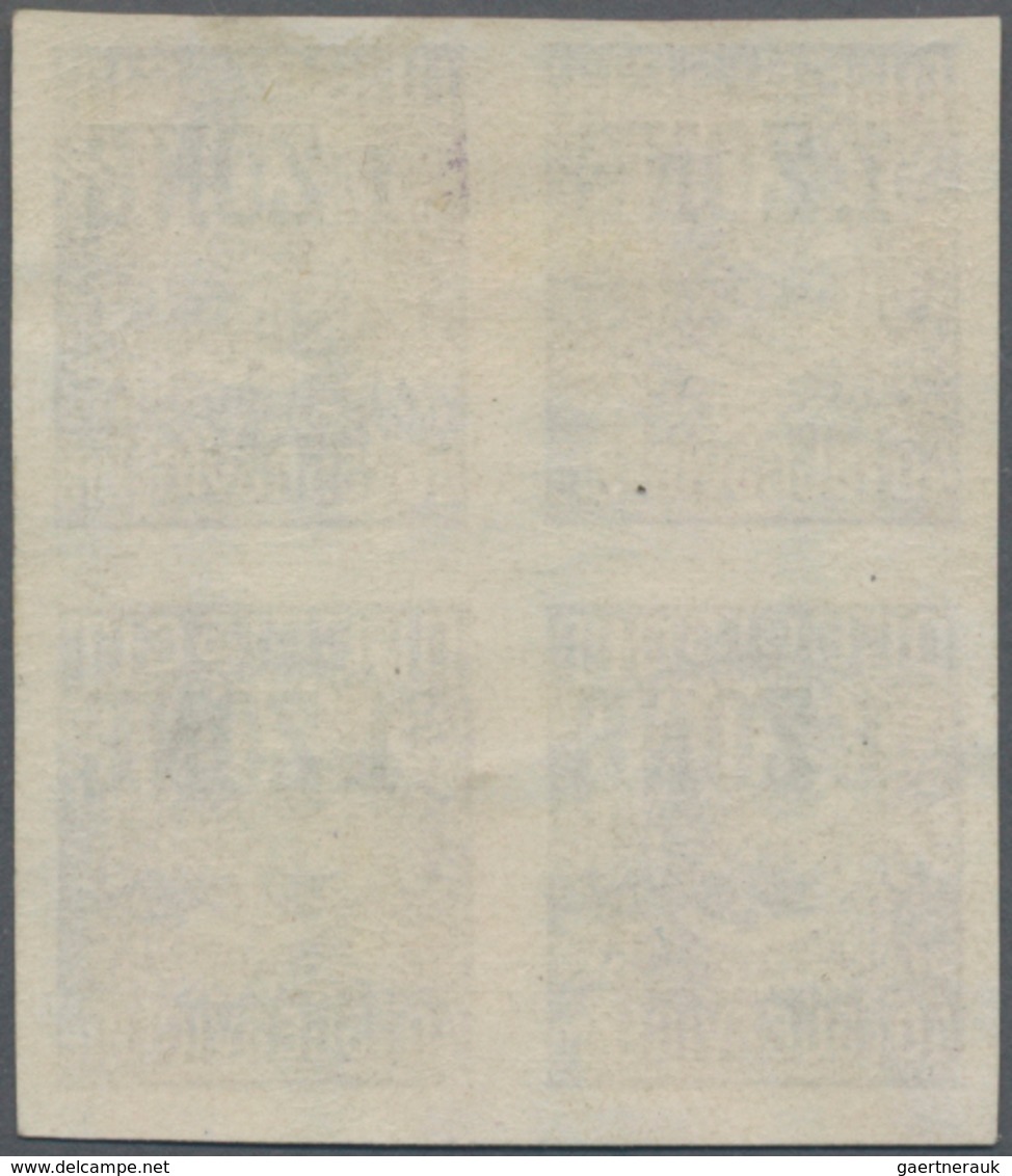 Deutsche Abstimmungsgebiete: Schleswig: 1920, Aufdruck "1. Zone", 40 Ö. Dunkelgrauviolett Im Geschni - Altri & Non Classificati