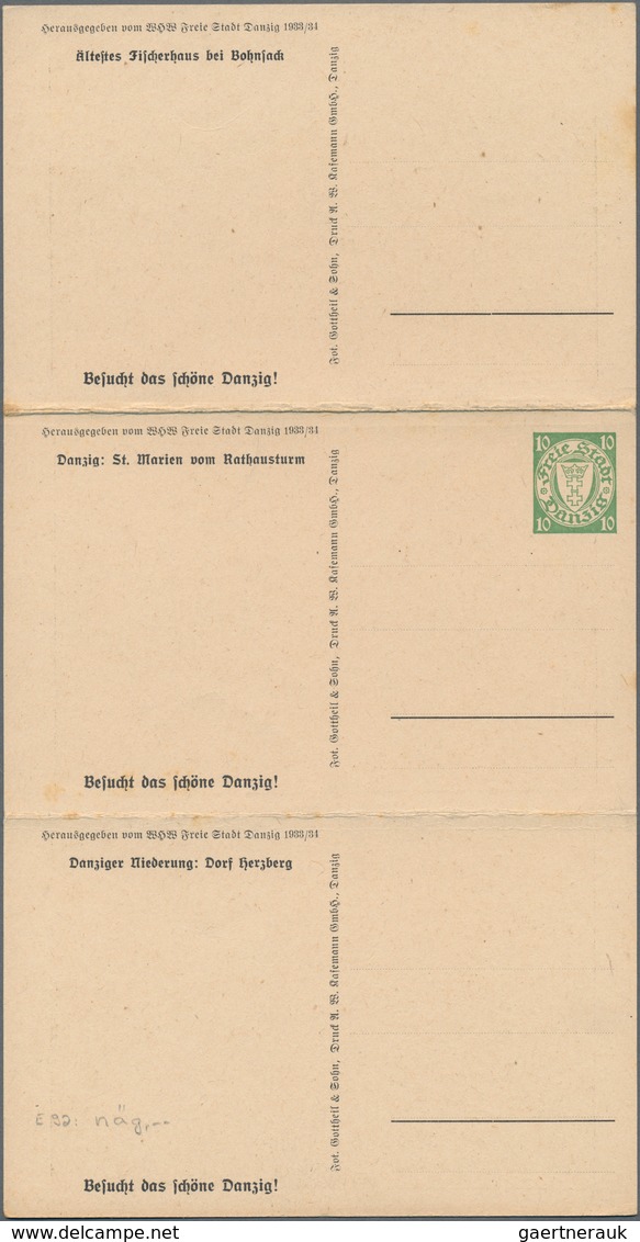 Danzig - Ganzsachen: 1934, Halbamtliche Ungebrauchte Ganzsachenbildpostkarte (Danzig, St. Marien Vom - Other & Unclassified