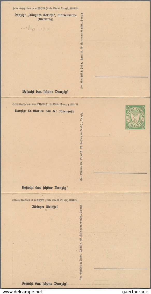 Danzig - Ganzsachen: 1934, Halbamtliche Ungebrauchte Ganzsachenbildpostkarte (Danzig: St. Marien Von - Andere & Zonder Classificatie