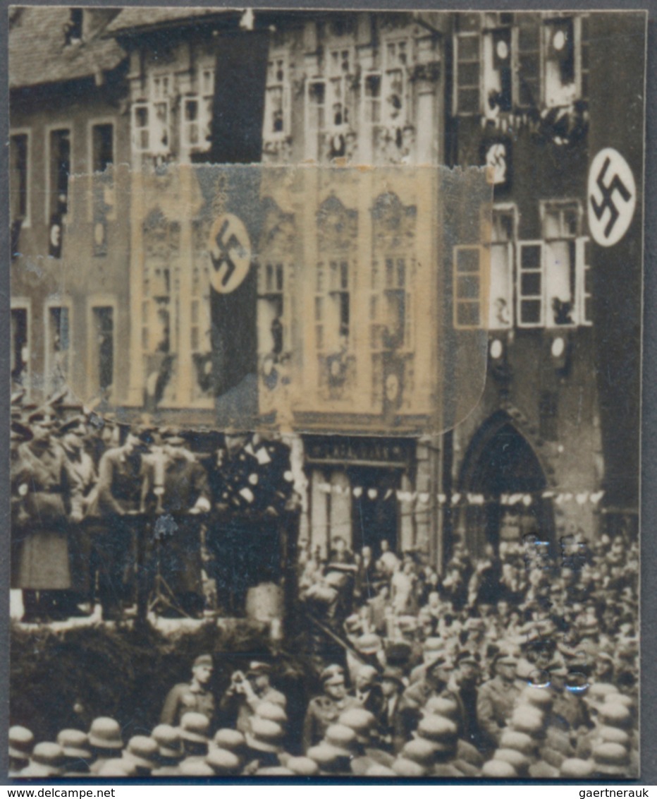 Sudetenland - Karlsbad: 1938, 60 H KOPFBILDER Mit Deutlich Gegeneinander Versetztem DOPPELTEN AUFDRU - Sudetenland