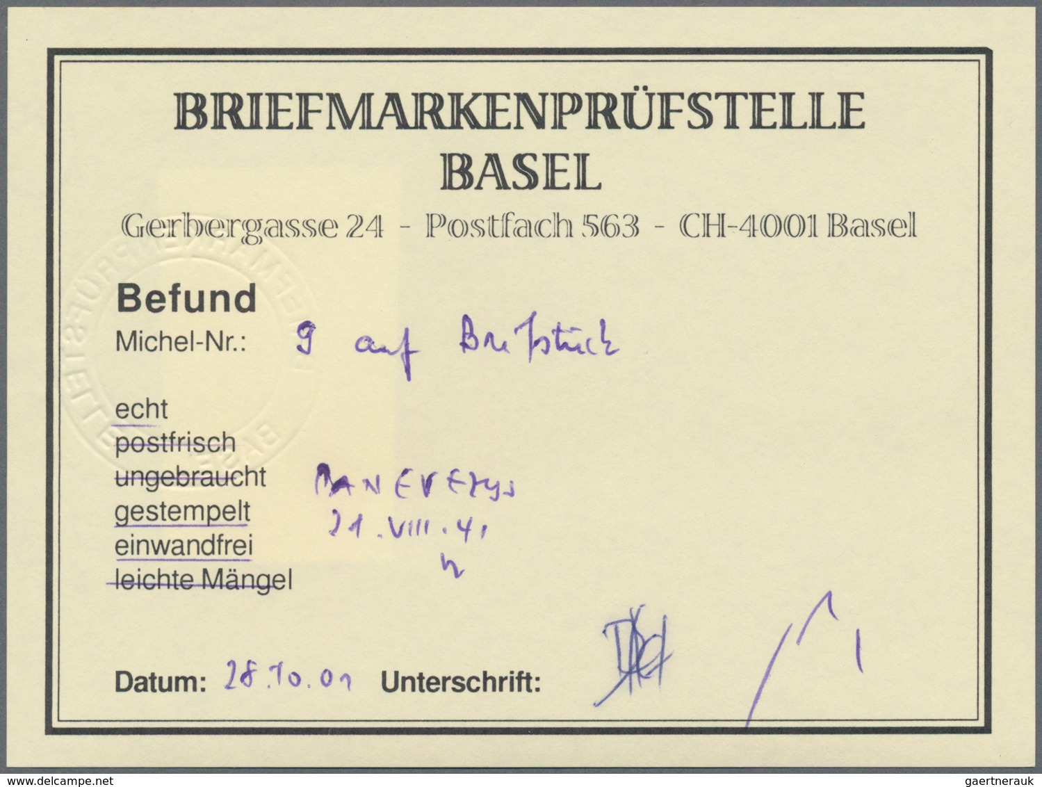 Dt. Besetzung II WK - Litauen - Ponewesch (Panevezys): 1941, 5 K, 15 K, 20 K U. 30 K Freimarken Mit - Bezetting 1938-45