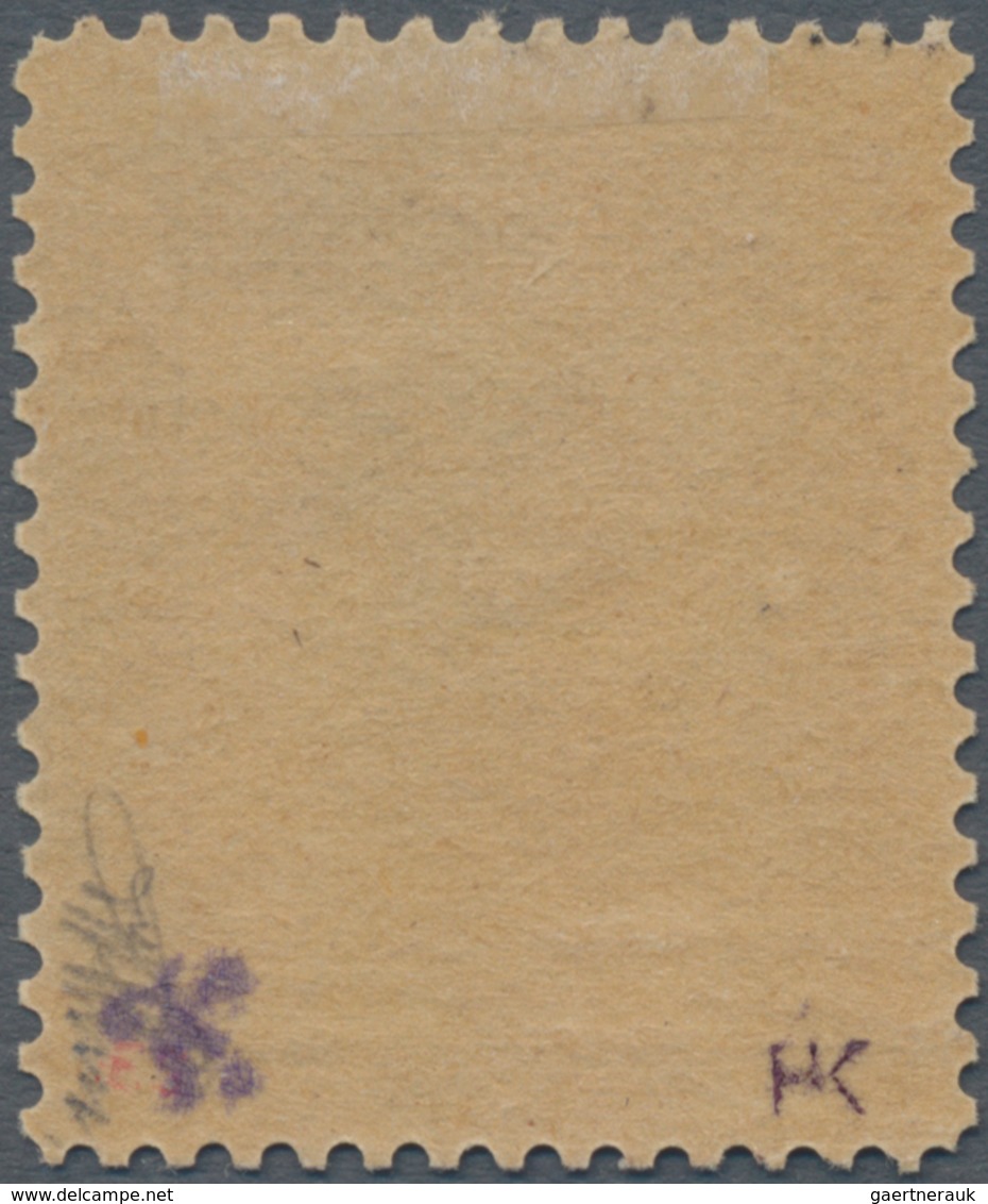 Feldpostmarken: 1943. Tunis. Feldpostpäckchen-Zulassungsmarke Auf Genetztem Papier, Ungebraucht. FB - Andere & Zonder Classificatie