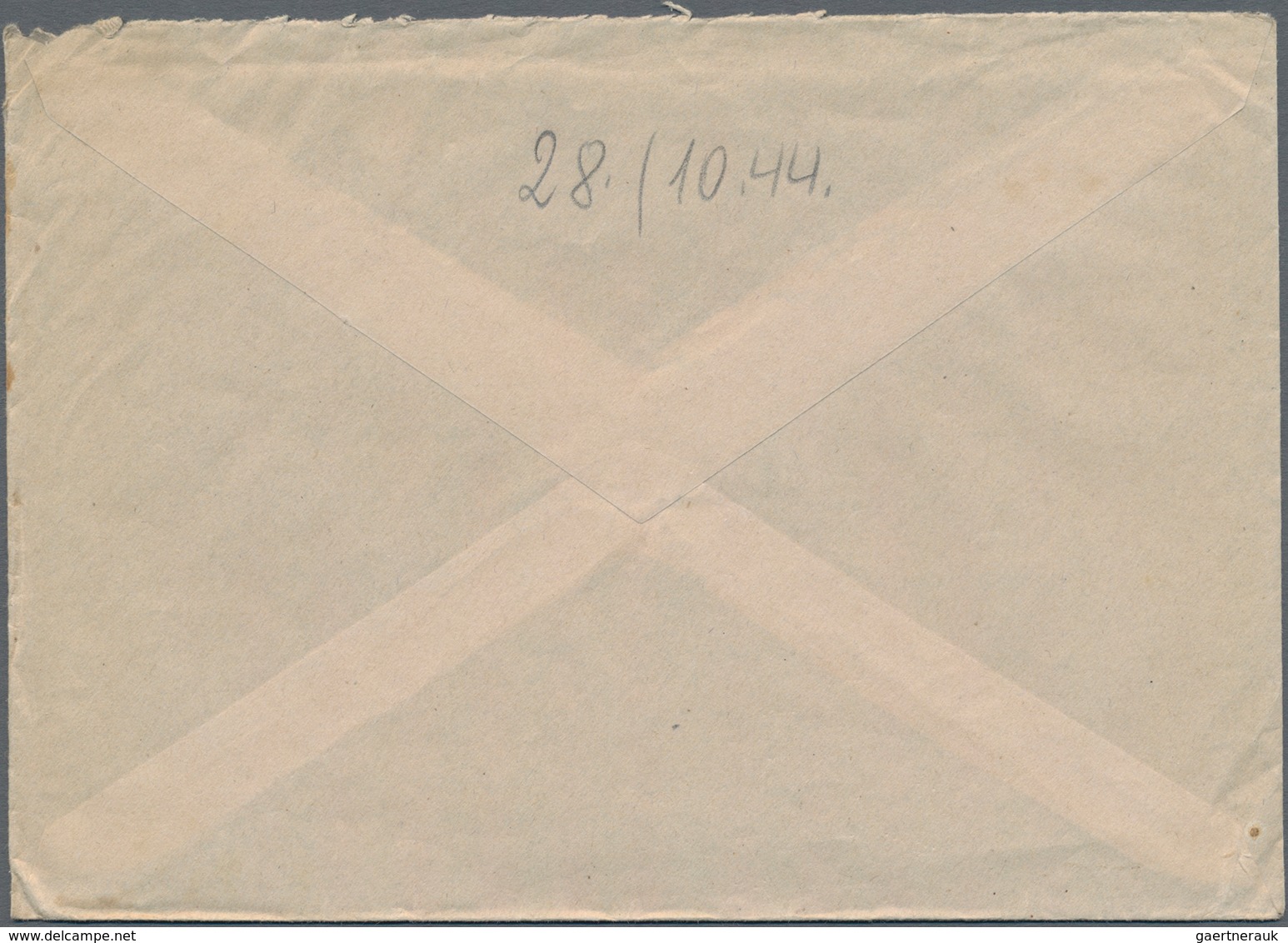 Feldpost 2. Weltkrieg: 1944, (23.10/26.12.), Zwei FP-Briefe (mit Brieftext) Versch. Einheiten (11190 - Other & Unclassified