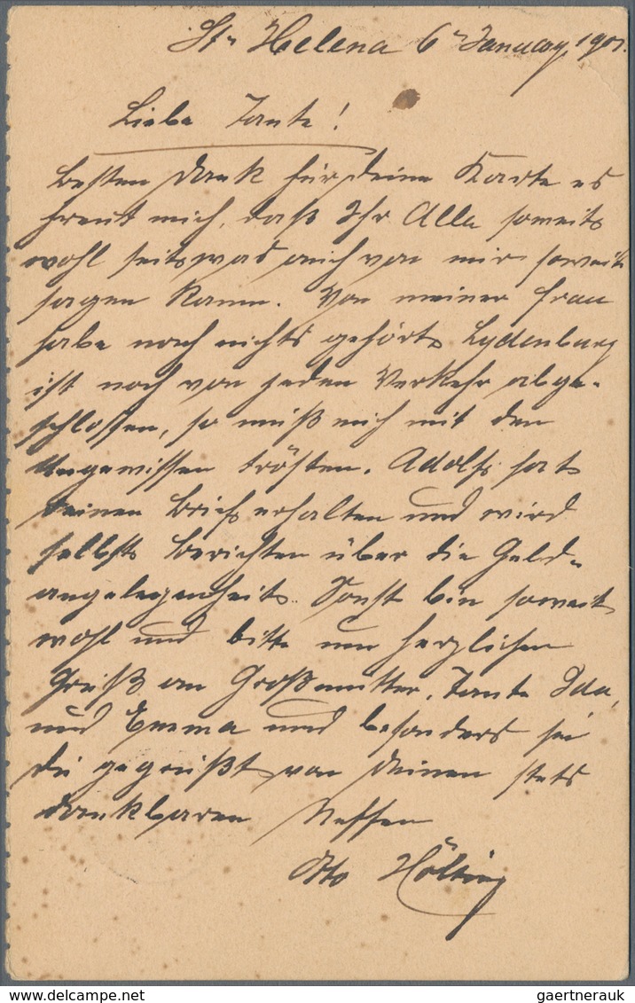 Kriegsgefangenen-Lagerpost: 1901 (6.1.), One Penny GA-Karte (leichte Eckknitter) Eines Während Des B - Sonstige & Ohne Zuordnung